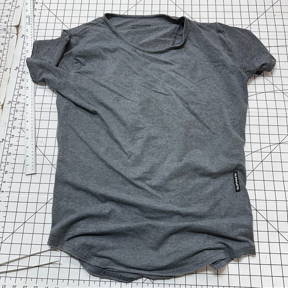 Alphalete Other - Alphalete Gray Short Sleeve Scoop Tee - Large
